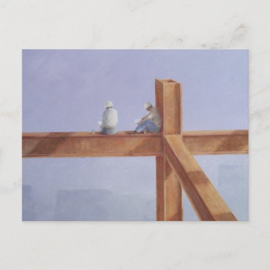 Lunchbreak 1985 briefkaart (Voorkant)