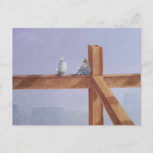 Lunchbreak 1985 briefkaart