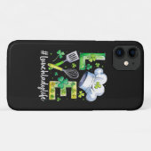 Lunchdame Leven Gelukkige St. Patrick's Dag Case-Mate iPhone Case (Achterkant (horizontaal))