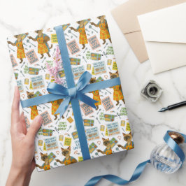 Lunchdame Levenscoach voor Kat Liefhebbers Cafetar Cadeaupapier