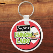 Lunchdame - Super Lunchdame Sleutelhanger (Voorkant)