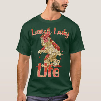 Lunchdameleven voor vrouwen Funny Spaghetti Monste T-shirt