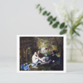 Luncheon aan de Grass, Manet Briefkaart (Staand voorkant)