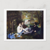 Luncheon aan de Grass, Manet Briefkaart (Voorkant)