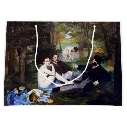 Luncheon aan de Grass, Manet Groot Cadeauzakje (Voorkant)