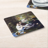 Luncheon aan de Grass, Manet Kartonnen Onderzetters (Schuin)