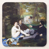Luncheon aan de Grass, Manet Kartonnen Onderzetters (Voorkant)
