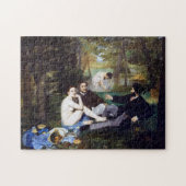 Luncheon aan de Grass, Manet Legpuzzel (Horizontaal)
