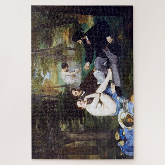 Luncheon aan de Grass, Manet Legpuzzel (Verticaal)