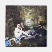 Luncheon aan de Grass, Manet Magneet (Voorkant)