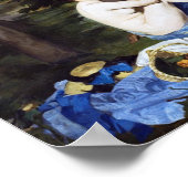 Luncheon aan de Grass, Manet Poster (Hoek)