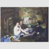 Luncheon aan de Grass, Manet Tissuepapier (Voorkant)