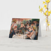 Luncheon Boating Party - Renoir Painting Kaart (Gele Bloem)