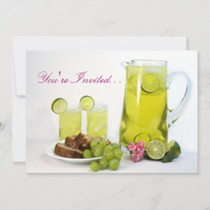Luncheon Invitation - Beverages Kaart