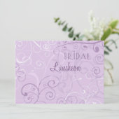Luncheon Invitation Cards Bridal Luncheon Kaart (Staand voorkant)