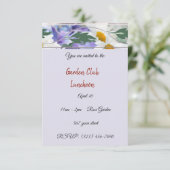 Luncheon Invitation Kaart (Staand voorkant)