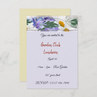 Luncheon Invitation Kaart