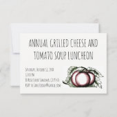 Luncheon Invitation Kaart (Achterkant)