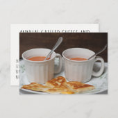 Luncheon Invitation Kaart (Voorkant / Achterkant)