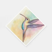 Luncheon kolibrie plezier servet (Hoek)