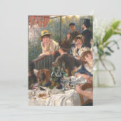 Luncheon of Boating Party Pierre Auguste Renoir Kaart (Staand voorkant)