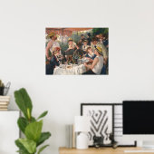 Luncheon of Boating Party Pierre Auguste Renoir Poster (Thuiskantoor)