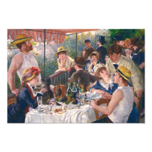 Luncheon of the Boating Party, 1880, ingediend doo Foto Afdruk (Voorkant)