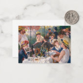 Luncheon of the Boating Party, 1880, ingediend doo Notitiekaartje (Voorkant / Achterkant in situ)