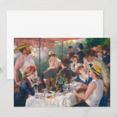 Luncheon of the Boating Party by Renoir Bedankkaart (Voorkant / Achterkant)