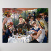 Luncheon of the Boating Party by Renoir Poster (Voorkant)