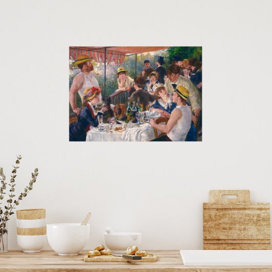 Luncheon of the Boating Party by Renoir Poster (Keuken)