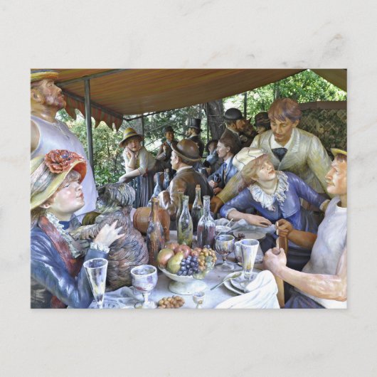 Luncheon of the Boating Party by Seward Johnson Uitnodiging Briefkaart (Voorkant)