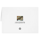 Luncheon of the Boating Party door Pierre Renoir (Achterkant Horizontaal)