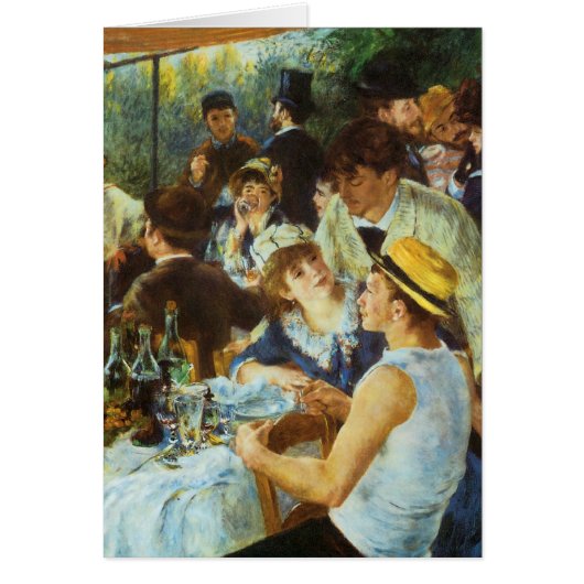 Luncheon of the Boating Party door Pierre Renoir (Voorkant)