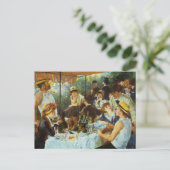 Luncheon of the Boating Party door Pierre Renoir Briefkaart (Staand voorkant)