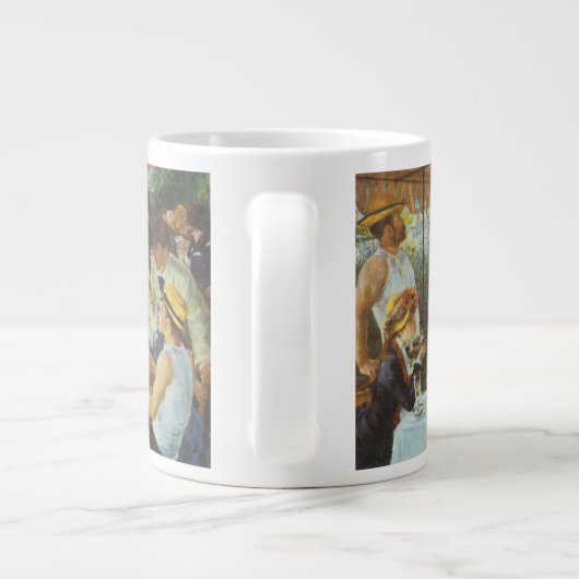 Luncheon of the Boating Party door Pierre Renoir Grote Koffiekop (Achterkant)