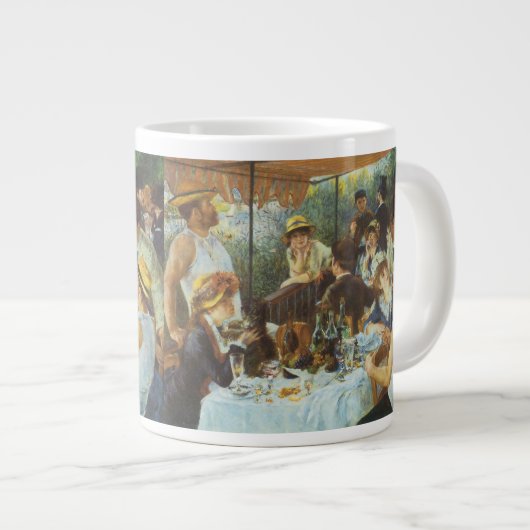 Luncheon of the Boating Party door Pierre Renoir Grote Koffiekop (Voorkant rechts)