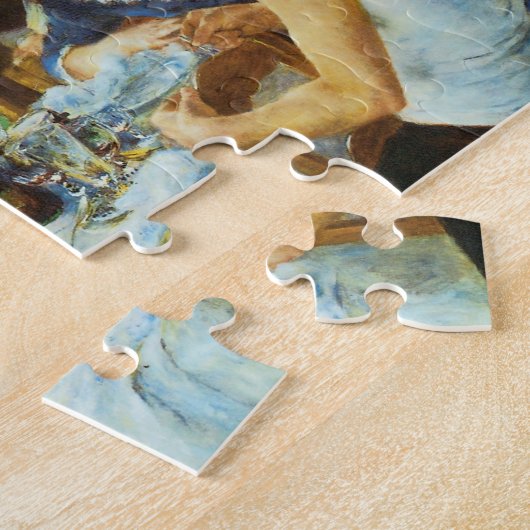 Luncheon of the Boating Party door Pierre Renoir Legpuzzel (Zijkant)