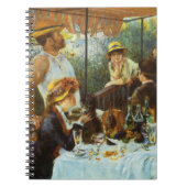 Luncheon of the Boating Party door Pierre Renoir Notitieboek (Voorkant)