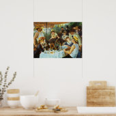 Luncheon of the Boating Party door Pierre Renoir Poster (Keuken)