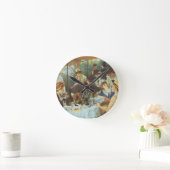 Luncheon of the Boating Party door Pierre Renoir Ronde Klok (Huis)