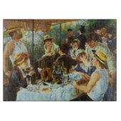 Luncheon of the Boating Party door Pierre Renoir Snijplank (Voorkant)