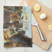 Luncheon of the Boating Party door Pierre Renoir Theedoek (Quarter Fold)