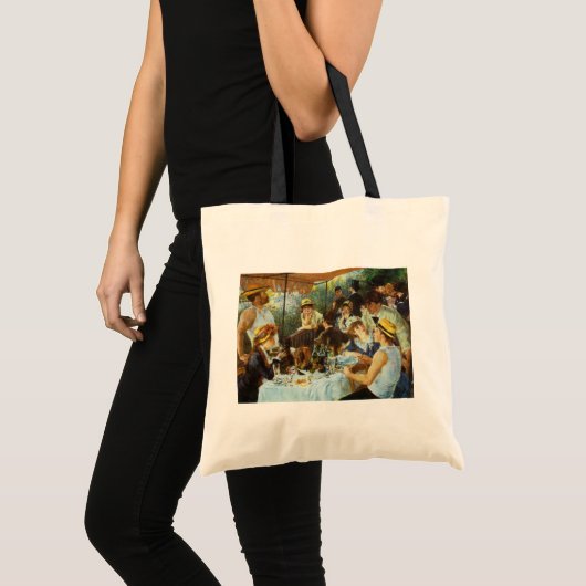 Luncheon of the Boating Party door Pierre Renoir Tote Bag (Voorkant (product))