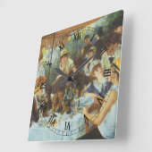 Luncheon of the Boating Party door Pierre Renoir Vierkante Klok (Hoek)