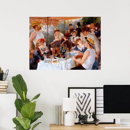 Luncheon of the Boating Party Poster (Thuiskantoor)