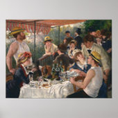 Luncheon of the Boating Party Renoir  Art Poster (Voorkant)