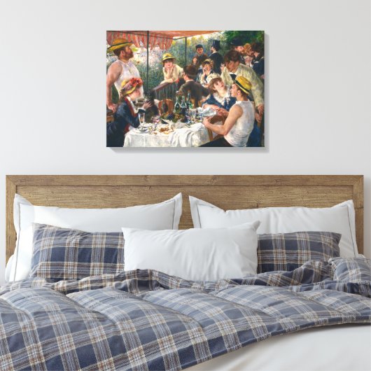 Luncheon of the Boating Party | Renoir | Canvas Afdruk (Insitu (Slaapkamer))