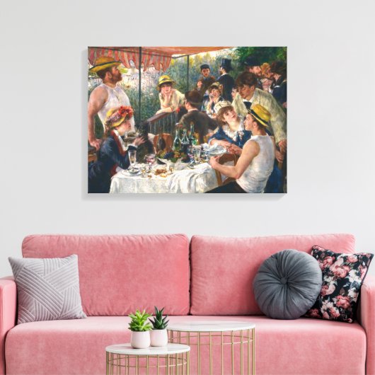 Luncheon of the Boating Party | Renoir | Canvas Afdruk (Insitu (Woonkamer))