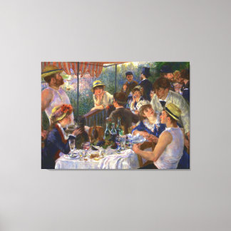 Luncheon of the Boating Party Renoir Fine Art Canvas Afdruk